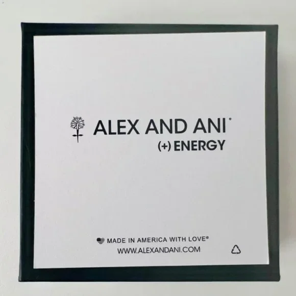 Alex And Ani (+) Energy 14kt Gold Bracelet With Topaz Crystal Color Therapy NEW - Picture 8 of 8